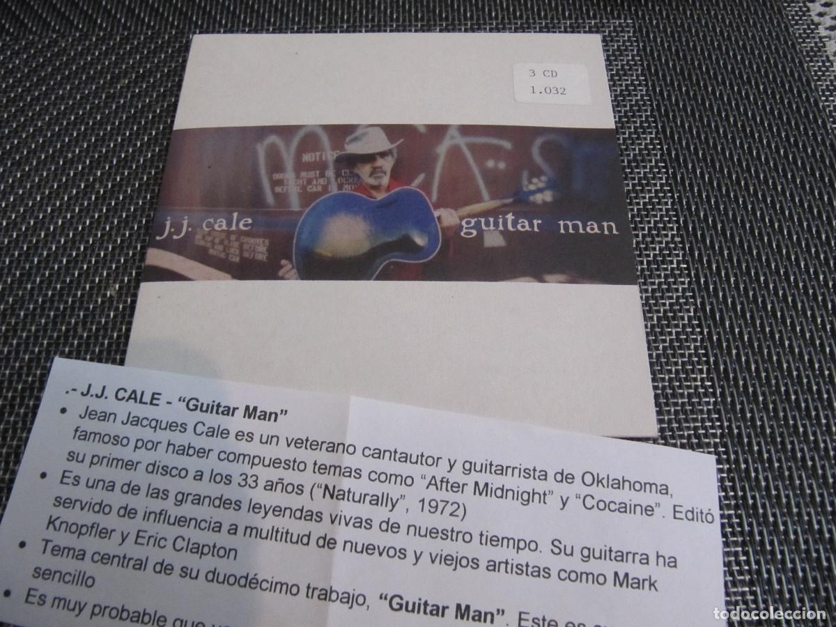 CDs de m&uacute;sica: J. J. CALE - GUITAR MAN CD SINGLE CADENA 100 - Foto 1