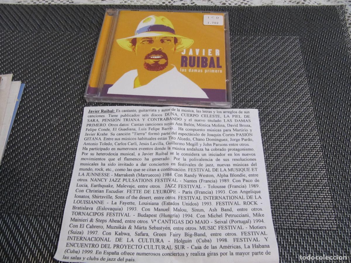 CDs de m&uacute;sica: JAVIER RUIBAL LAS DAMAS PRIMERO CD CADENA 100 - Foto 1