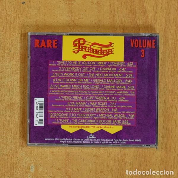 CDs de m&uacute;sica: VARIOS - RARE PRELUDES VOLUME 3 - CD - Foto 2