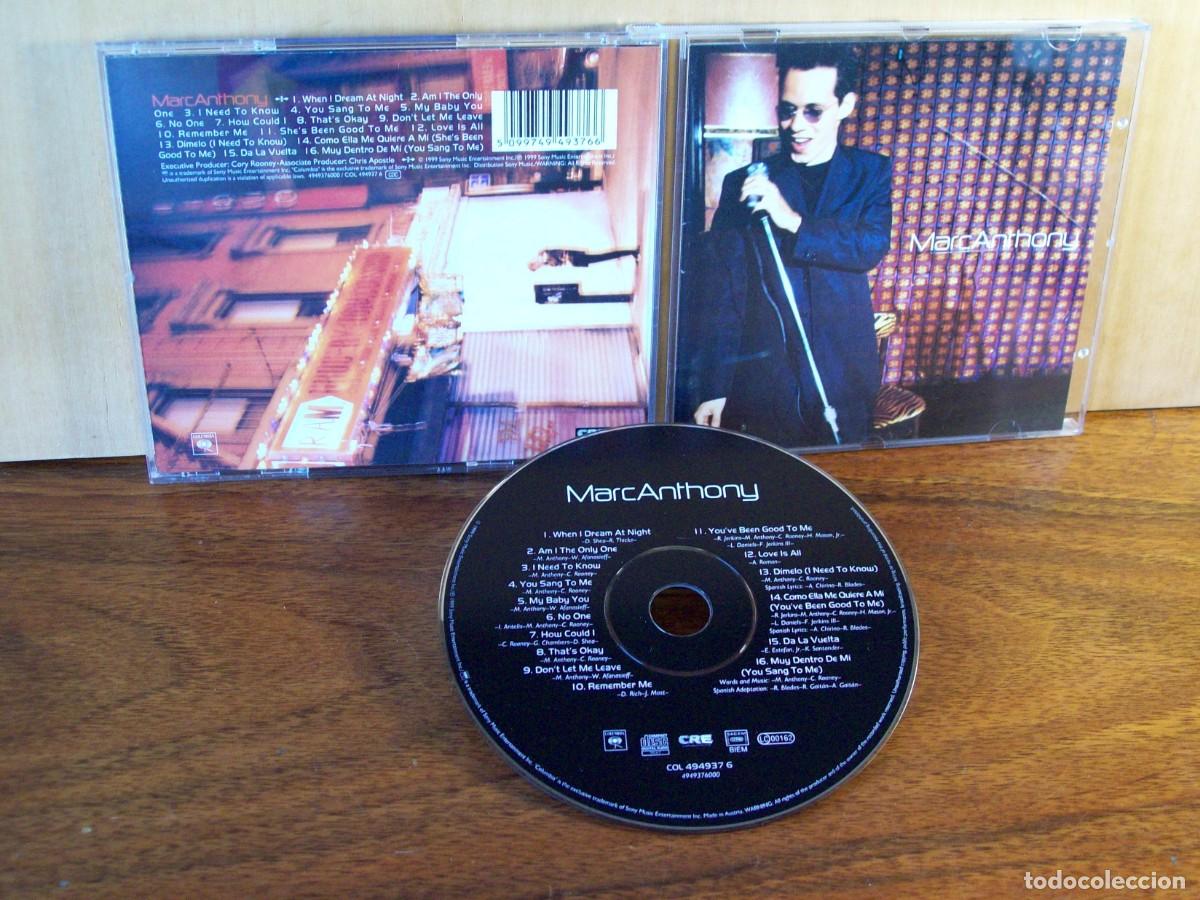 CDs de m&uacute;sica: MARC ANTHONY - MARC ANTHONY - CD - Foto 1
