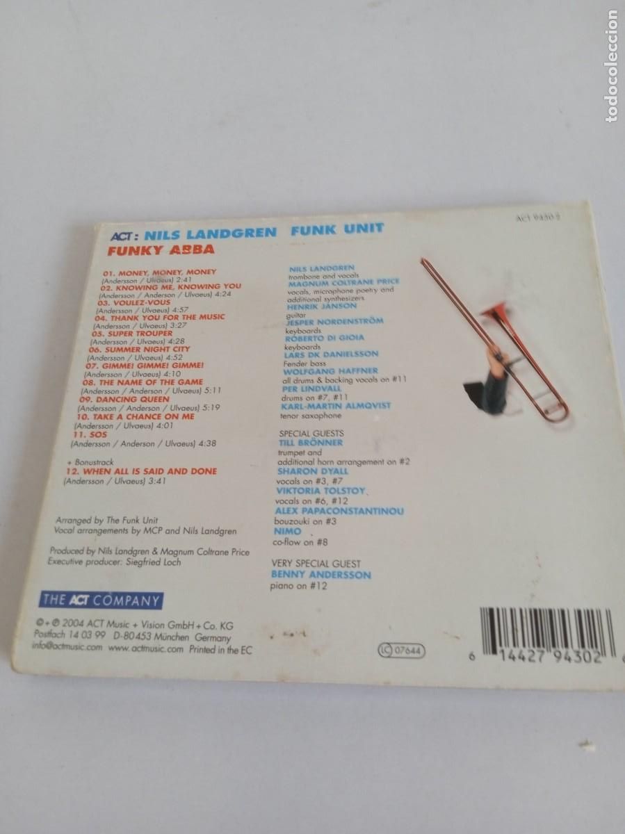 CDs de m&uacute;sica: NILS LANDGREN Funky Abba - Foto 3