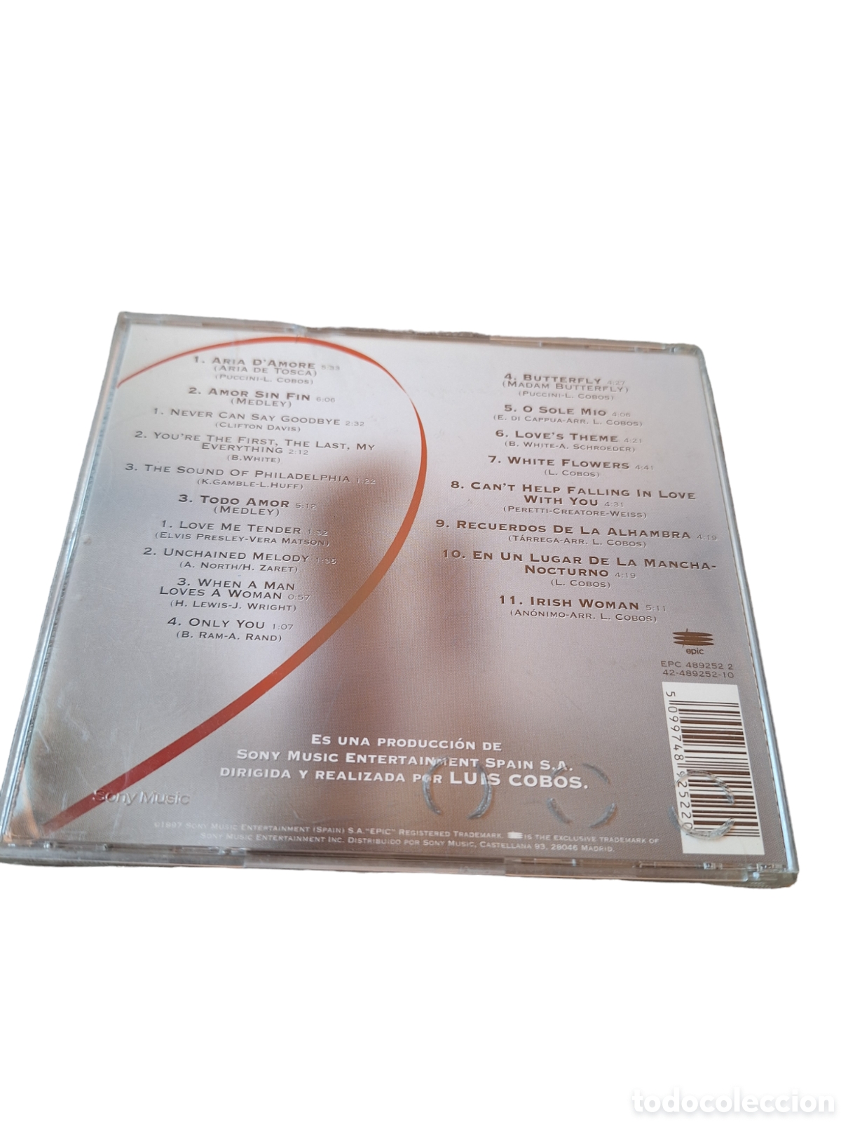 CDs de m&uacute;sica: SCD145 Luis cobos amor CD DE MUSICA - Foto 2