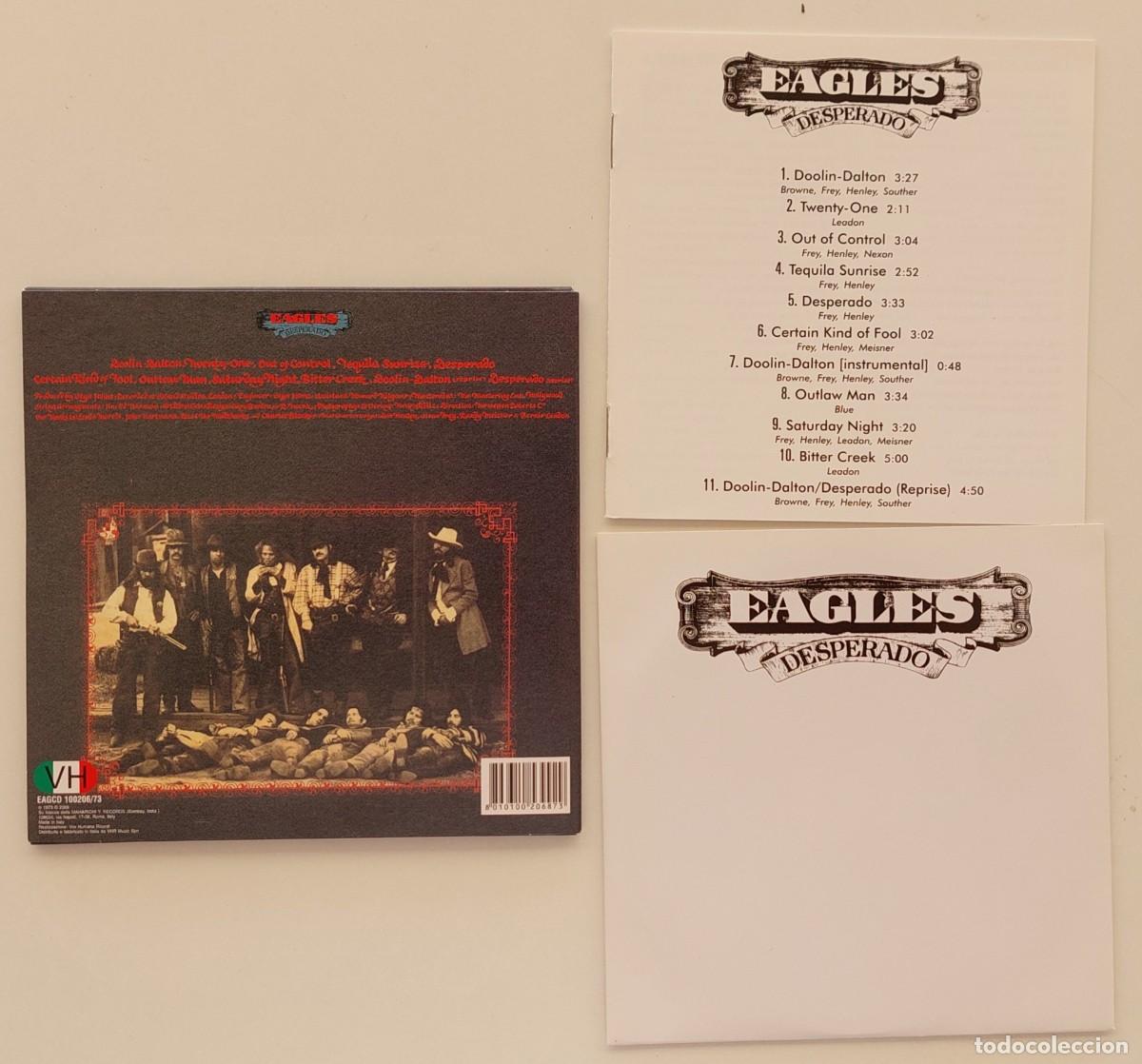 CDs de m&uacute;sica: EAGLES - DESPERADO CD - Foto 2