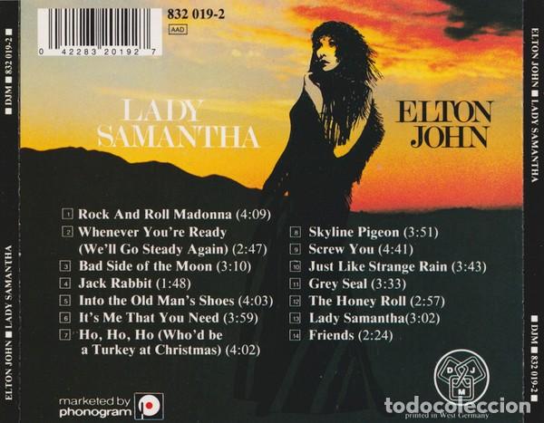CDs de m&uacute;sica: Elton John &ndash; Lady Samantha - Foto 2
