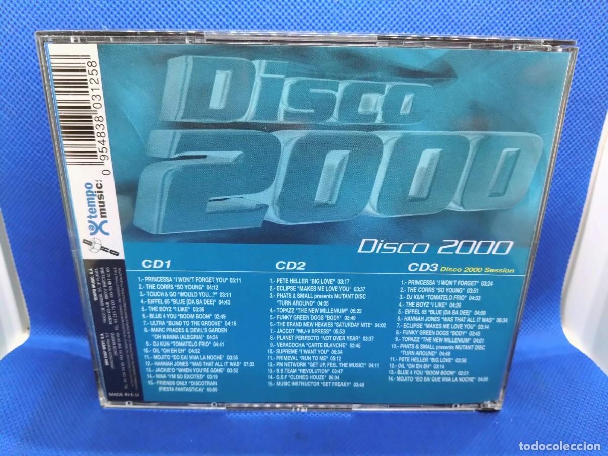 CDs de m&uacute;sica: DISCO 2000 3 CDS , LEER DESCRIPCION - Foto 4