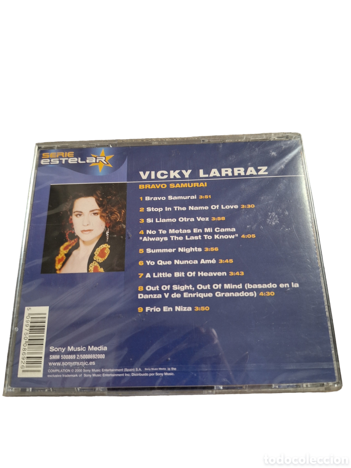 CDs de m&uacute;sica: SCD155 VICKY LARRAZ . BRAVO SAMURAI CD DE MUSICA - Foto 2
