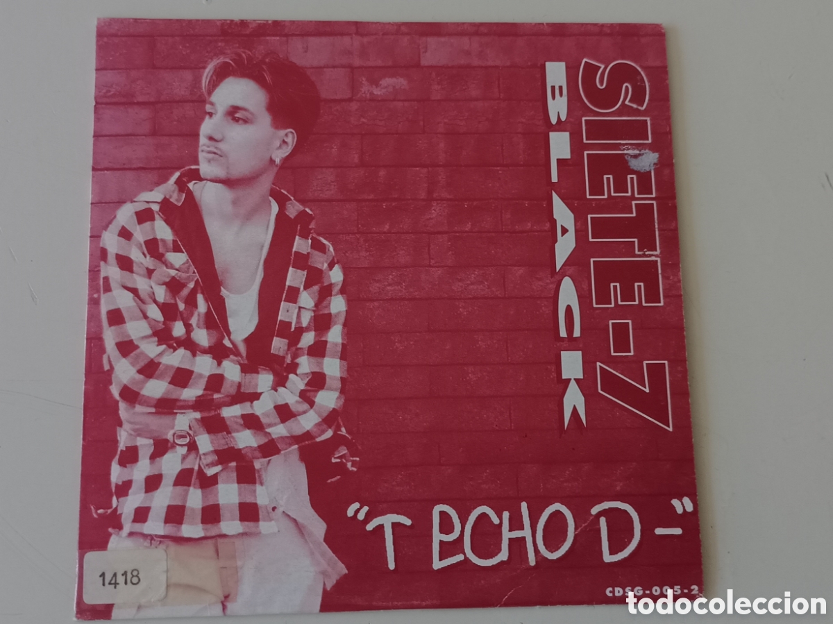 CDs de m&uacute;sica: Siete Black - Te echo de menos (CD sg) - Foto 1