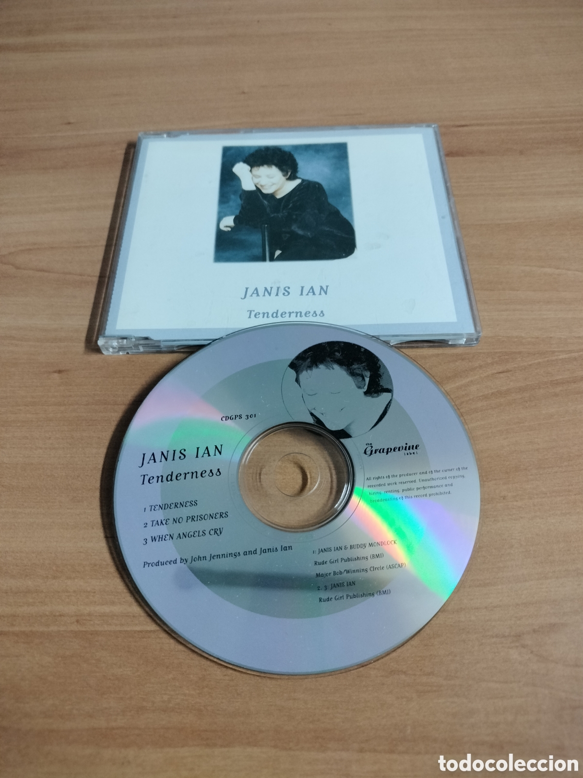 CDs de m&uacute;sica: Janis Ian - Tenderness - CD con 3 canciones - Foto 1