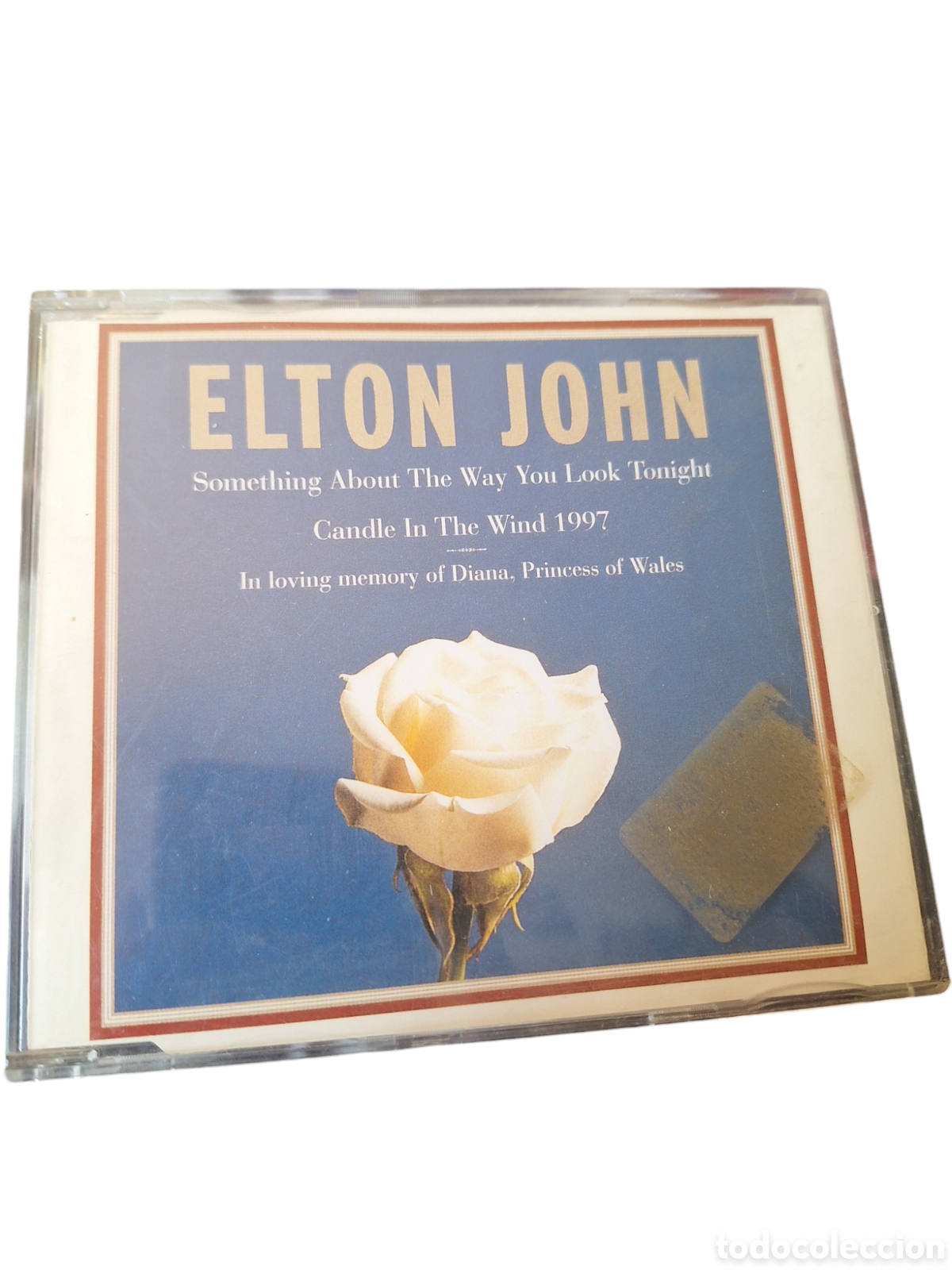 CDs de m&uacute;sica: SCD52 Elton John something CD DE MUSICA SINGLE - Foto 1