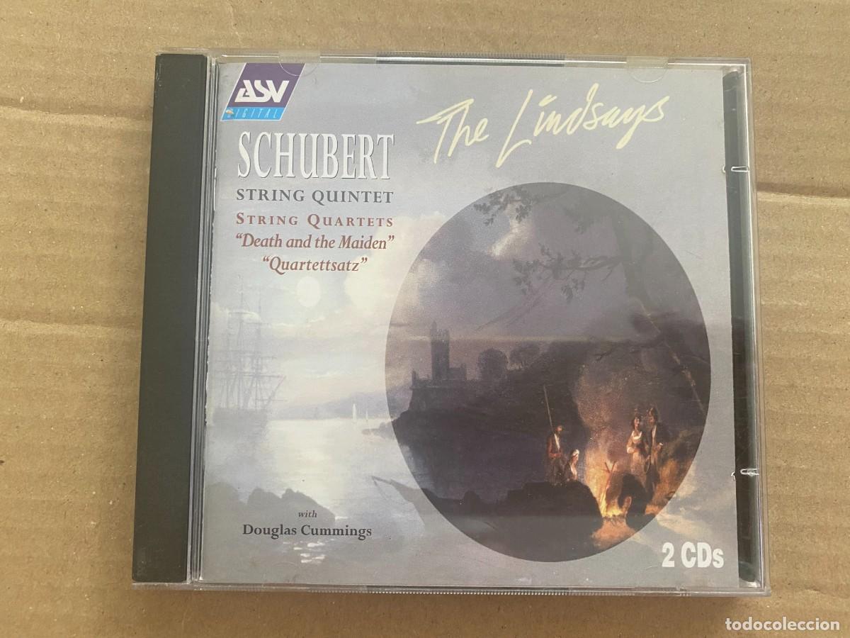 CDs de m&uacute;sica: CD DOBLE SCHUBERT: STRING QUINTET - THE LINDSAYS - Foto 1