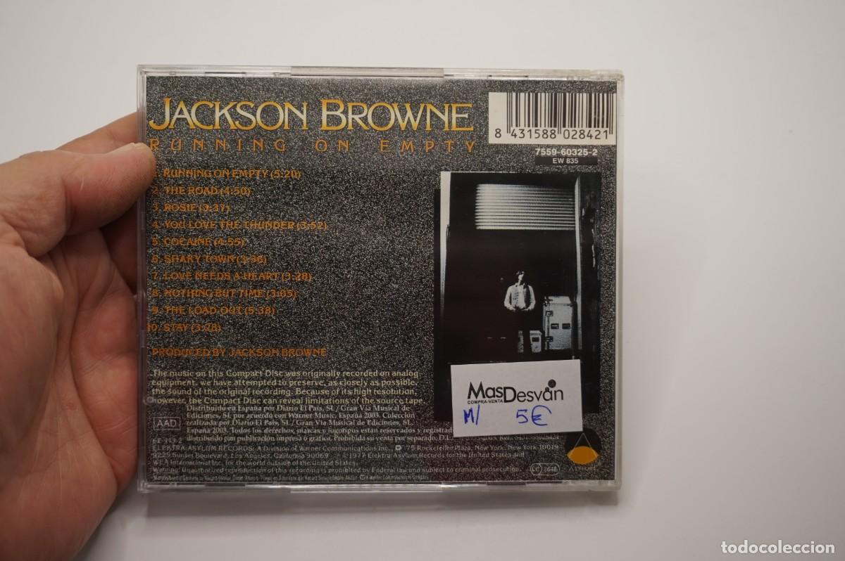 CDs de m&uacute;sica: CD - JACKSON BROWNE - RUNNING ON EMPTY - DISCO EN ESTADO EXCELENTE - Foto 3