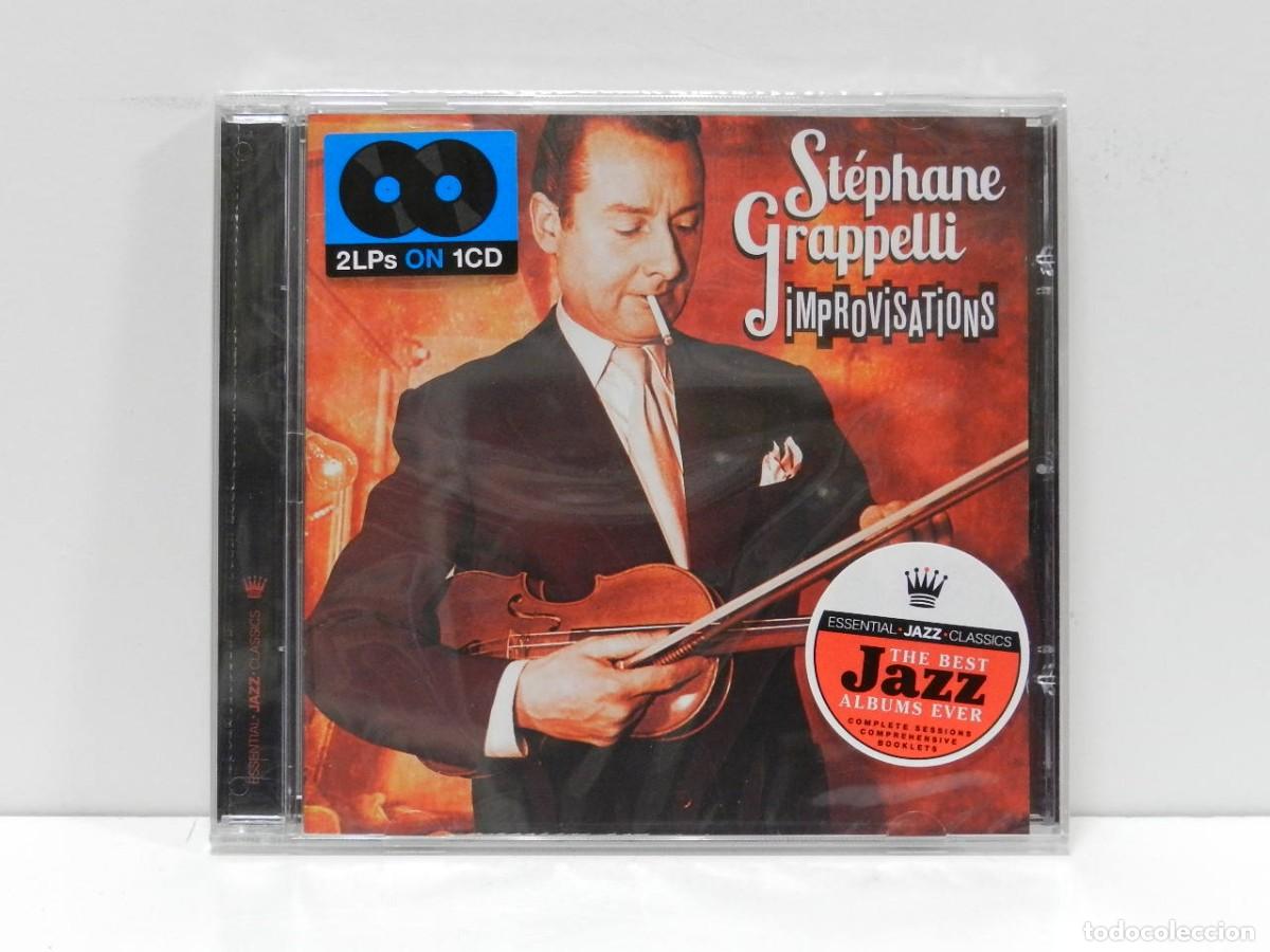 CDs de m&uacute;sica: DISCO CD. St&eacute;phane Grappelli &ndash; Improvisations. COMPACT DISC. PRECINTADO. - Foto 1