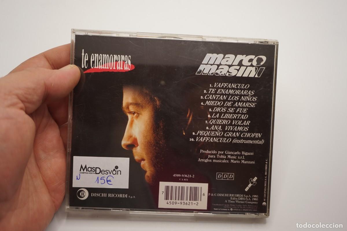CDs de m&uacute;sica: CD - TE ENAMORARAS - MARCO MASINI - Foto 3