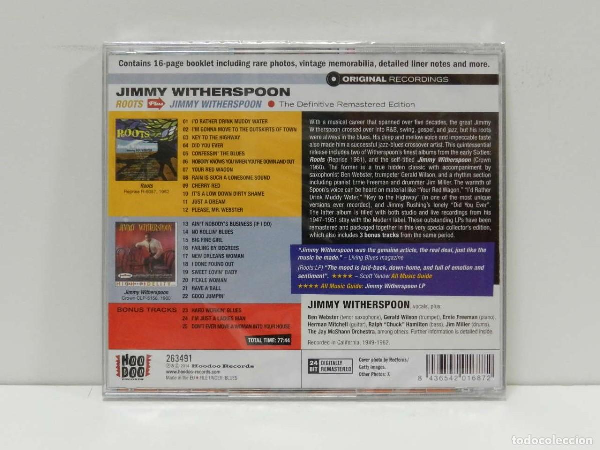 CDs de m&uacute;sica: DISCO CD. Ben Webster &ndash; Roots + Jimmy Witherspoon. COMPACT DISC. PRECINTADO. - Foto 2