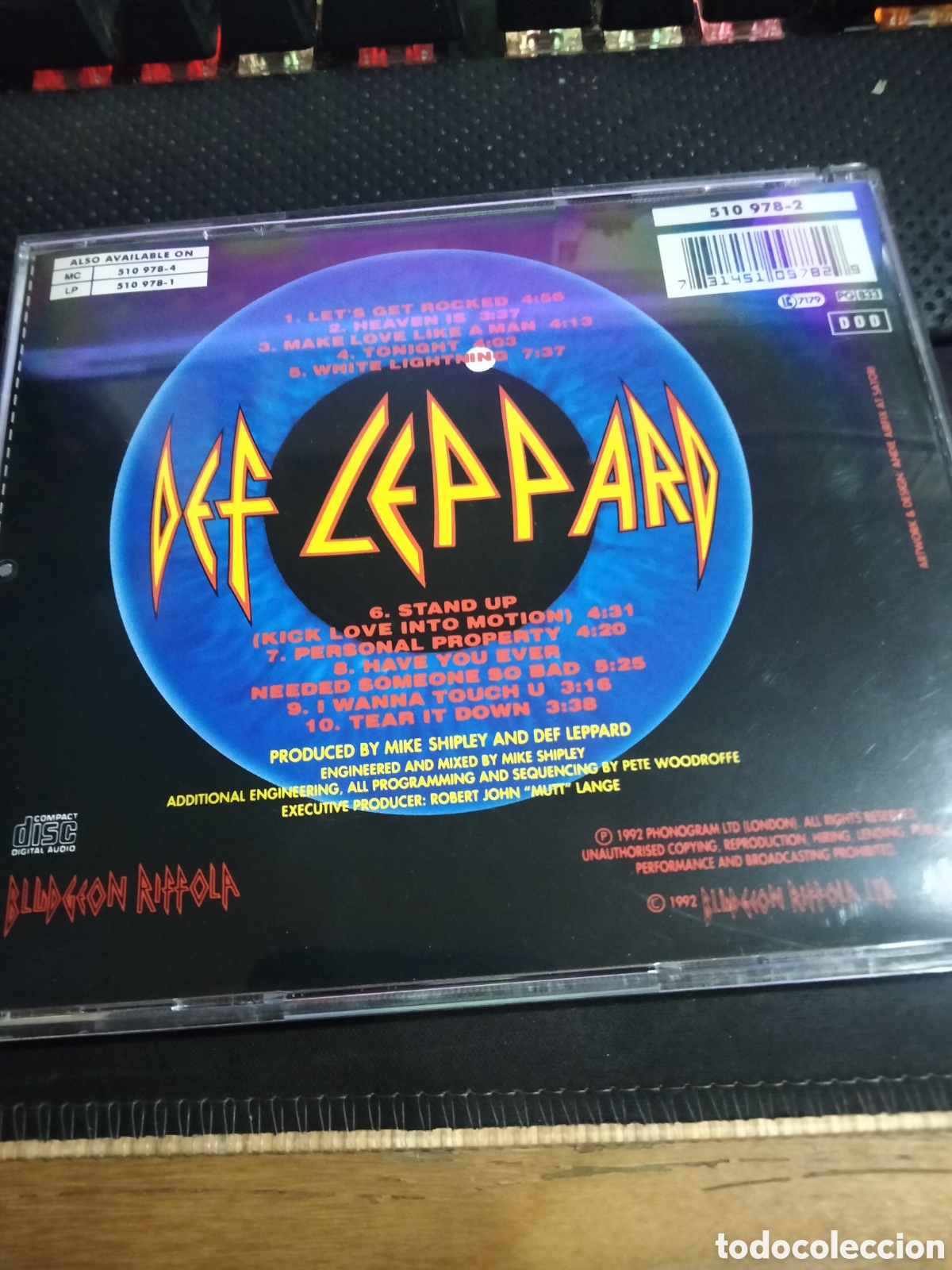 CDs de m&uacute;sica: Def leppard adrenalize -6 - Foto 2