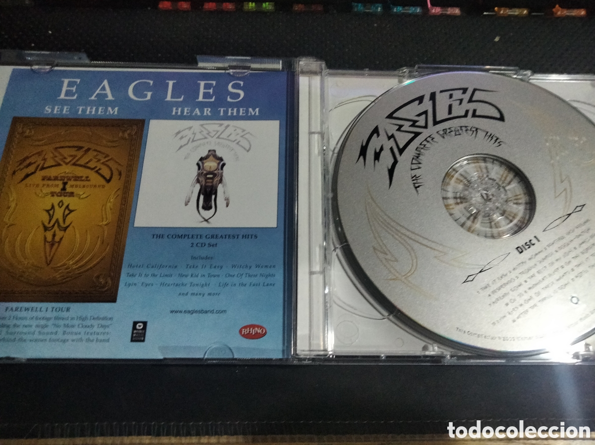CDs de m&uacute;sica: Cd eagles the complete greatest hits -6 - Foto 3