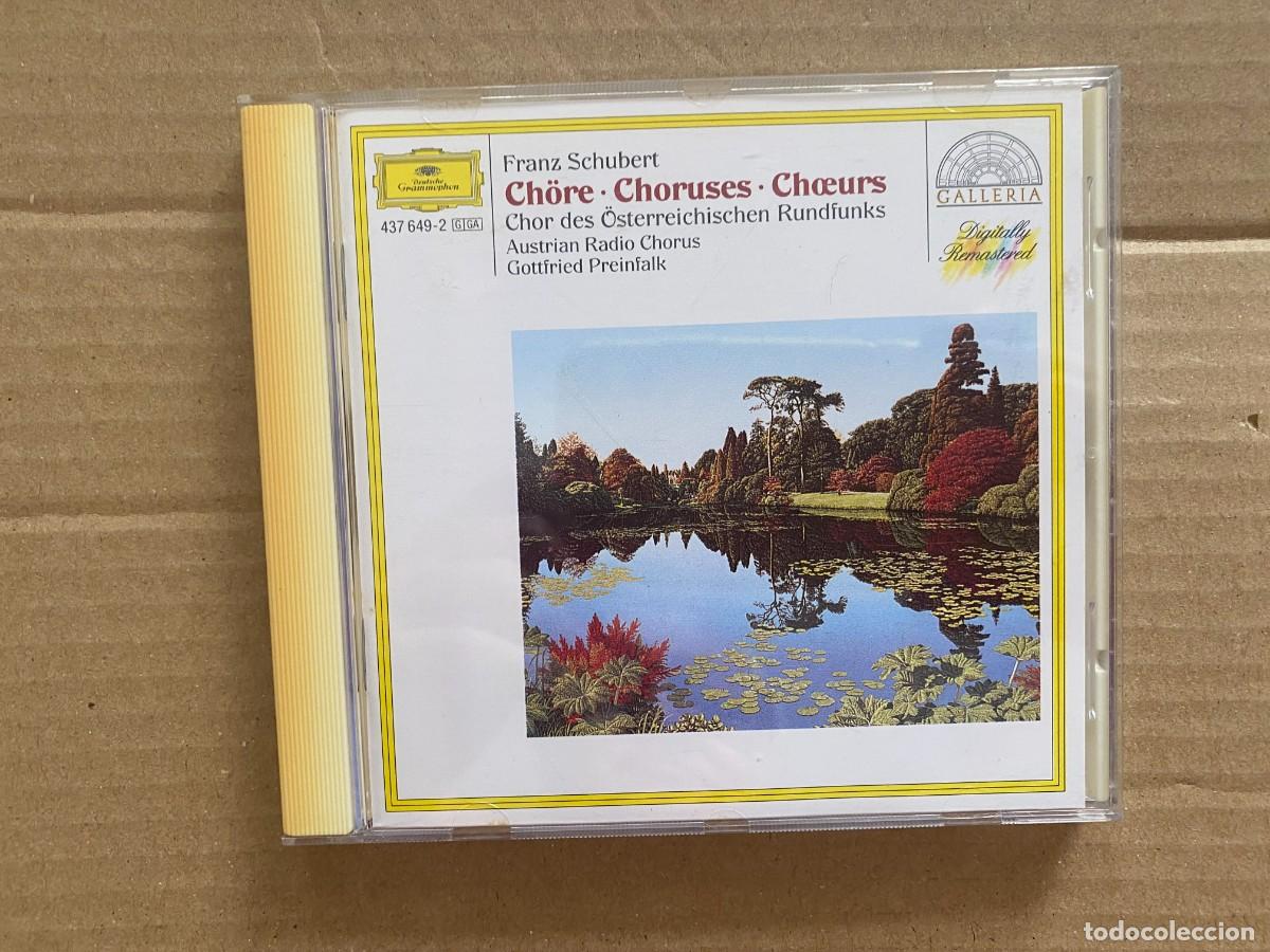 CDs de m&uacute;sica: CD SCHUBERT - CHORE - CHORUSES - Foto 1
