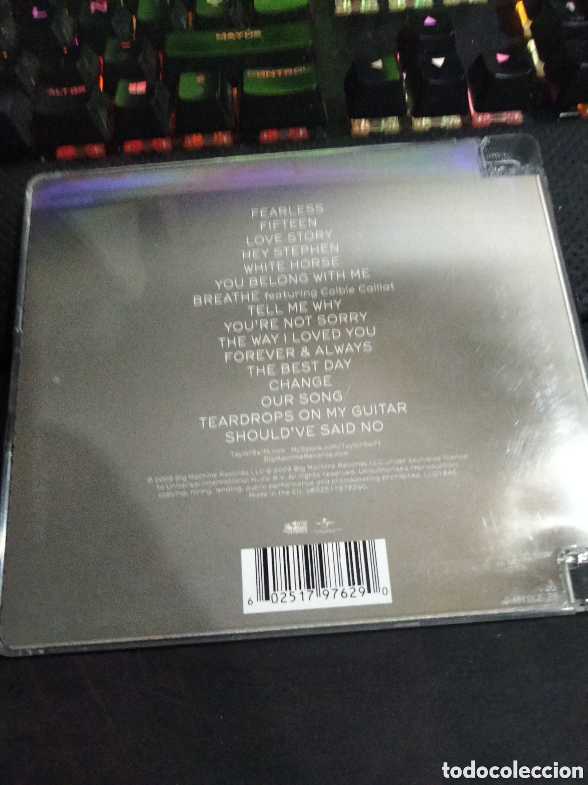 CDs de m&uacute;sica: Taylor Swift fearless -5 - Foto 2