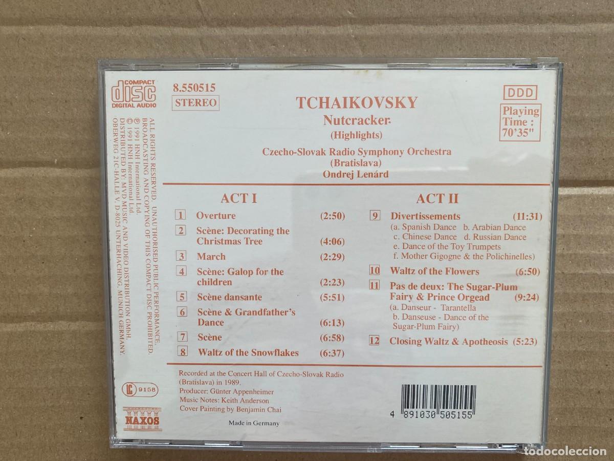 CDs de m&uacute;sica: CD TCHAIKOVSKY - NUTCRACKER - Foto 2