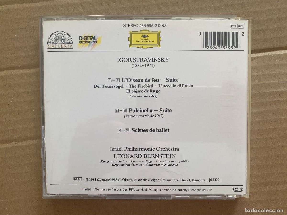 CDs de m&uacute;sica: CD STRAVINSKY: L OISEAU DE FEU - SUITE - Foto 2