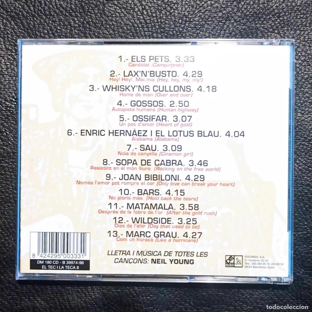 CDs de m&uacute;sica: CD - Com Un Hurac&agrave; - Versionant A Neil Young - Foto 2