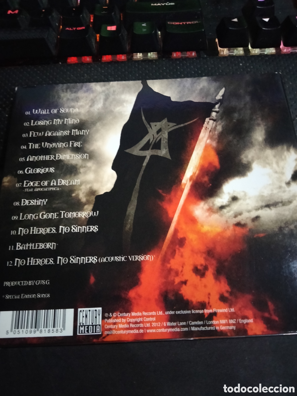 CDs de m&uacute;sica: Firewind few against many -6 - Foto 2