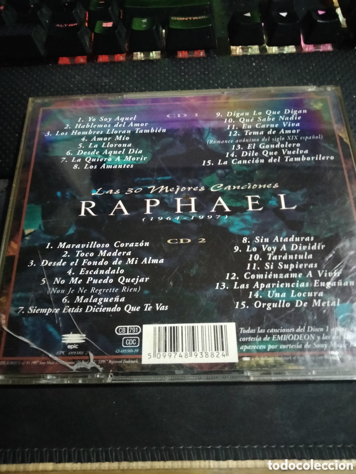 CDs de m&uacute;sica: Raphael las 30 mejores canciones -4 - Foto 2