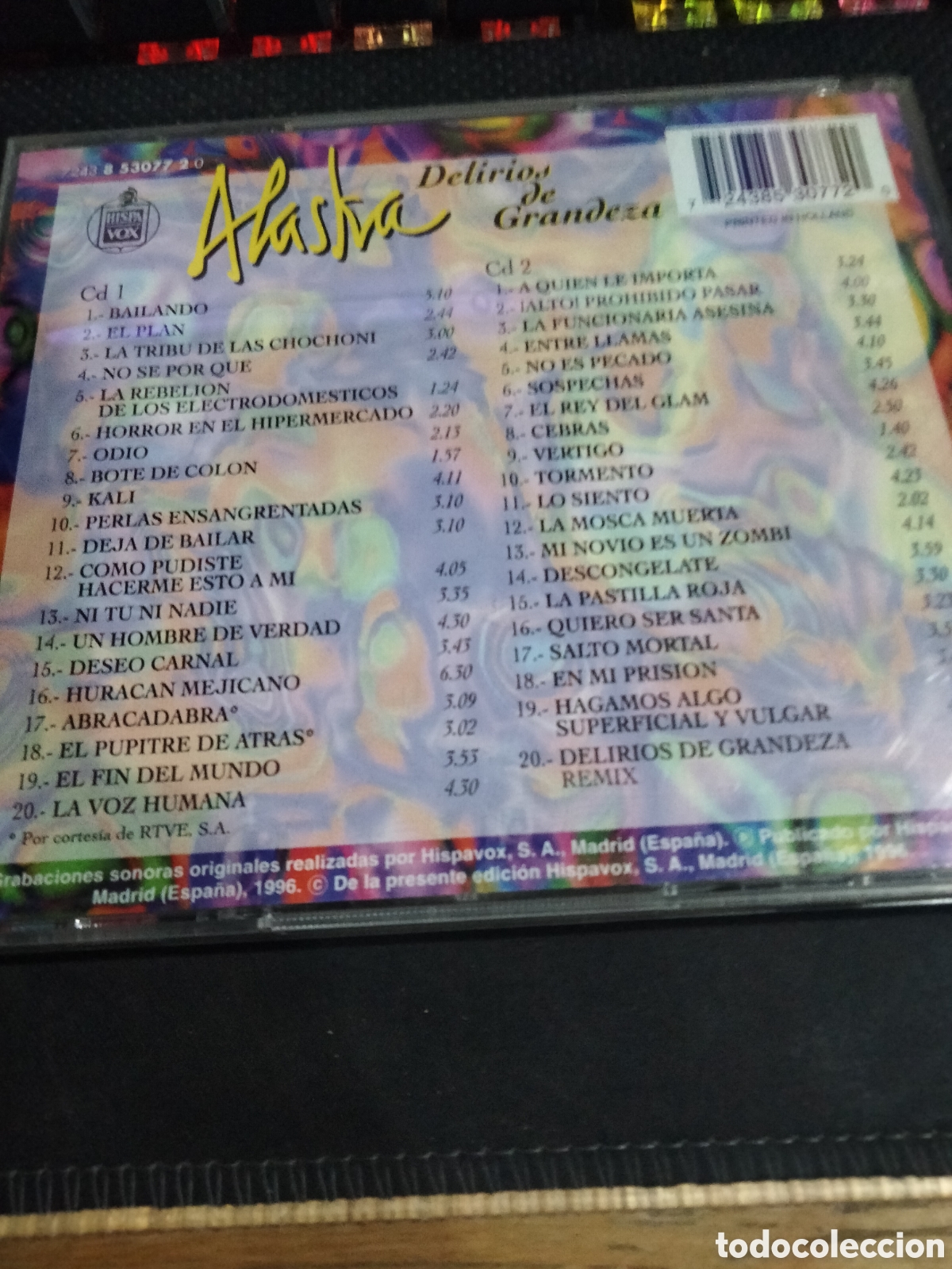 CDs de m&uacute;sica: Alaska delirios de grandeza -4 - Foto 2