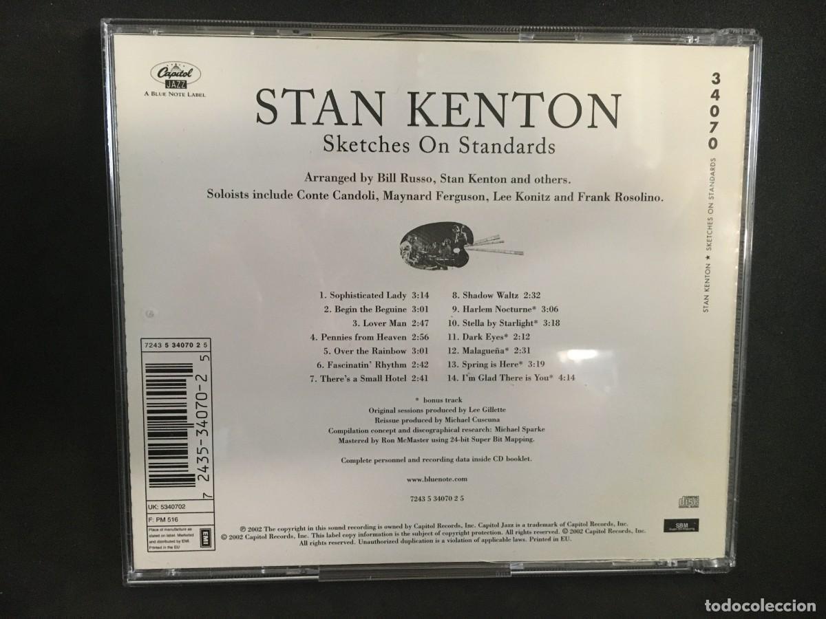 CDs de m&uacute;sica: Stan Kenton &ndash; Sketches On Standards - CD - Capitol - Foto 2