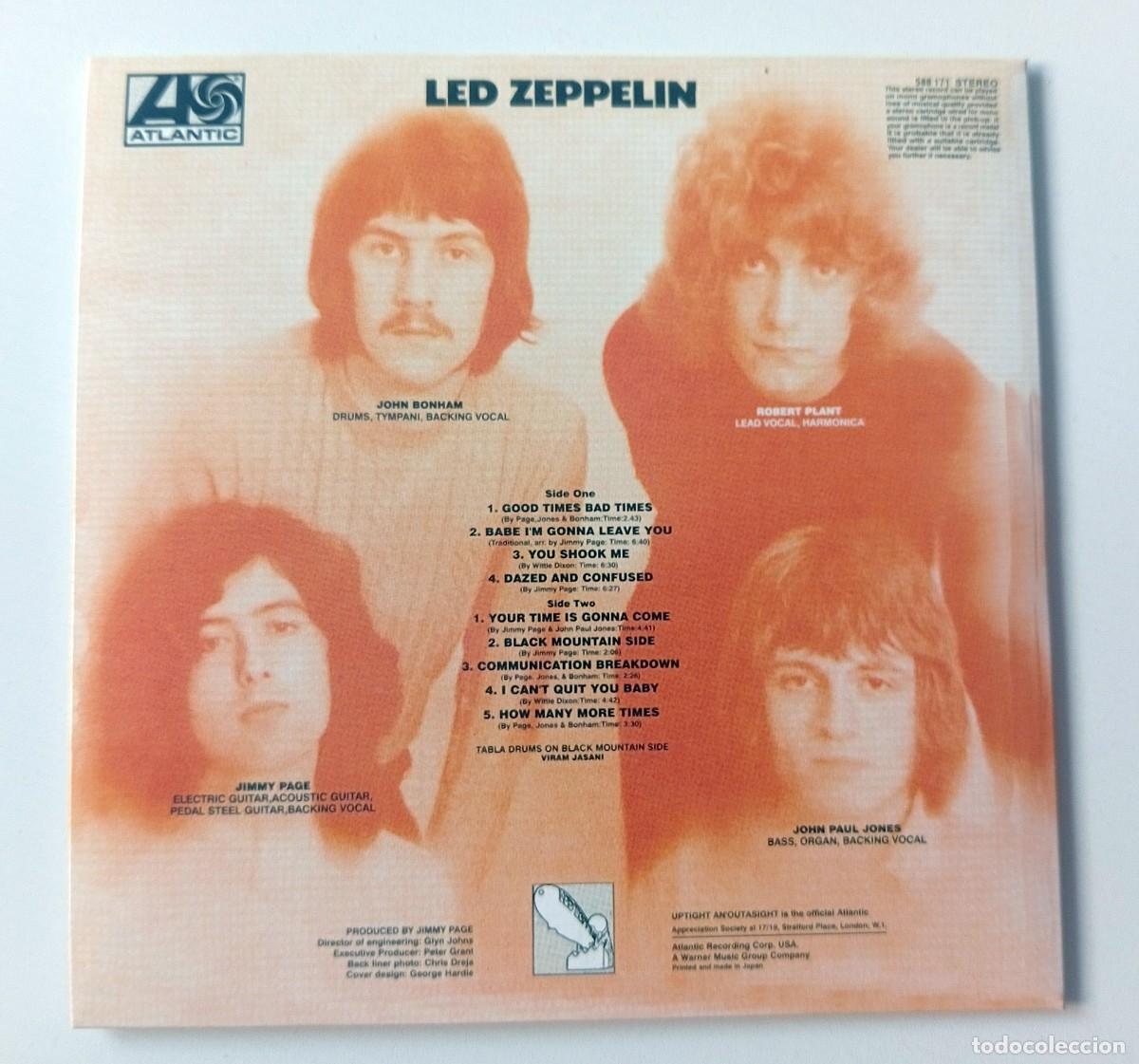 CDs de m&uacute;sica: CD LED ZEPPELIN - I (EDICI&Oacute;N JAPONESA) - Foto 3