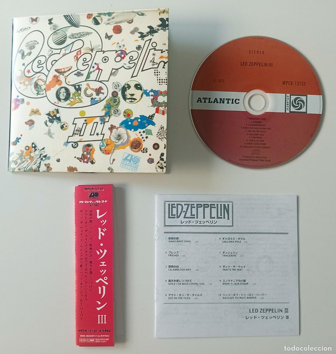 CDs de m&uacute;sica: CD LED ZEPPELIN - III (EDICI&Oacute;N JAPONESA) - Foto 4