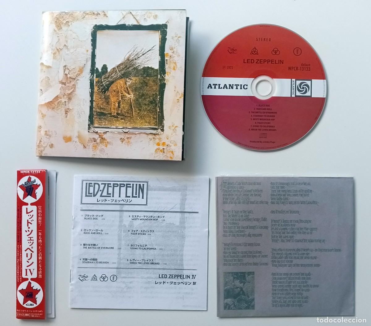 CDs de m&uacute;sica: CD LED ZEPPELIN - IV (EDICI&Oacute;N JAPONESA) - Foto 4