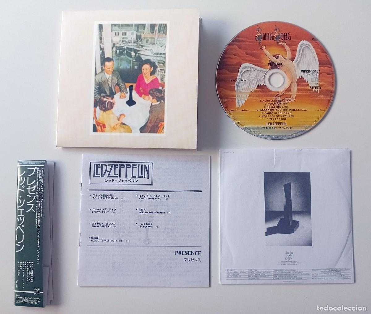 CDs de m&uacute;sica: CD LED ZEPPELIN - PRESENCE (EDICI&Oacute;N JAPONESA) - Foto 4