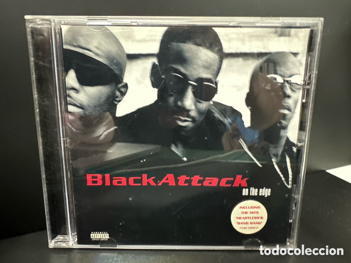 CDs de m&uacute;sica: Black Attack - On The Edge (CD, Album) - Foto 1