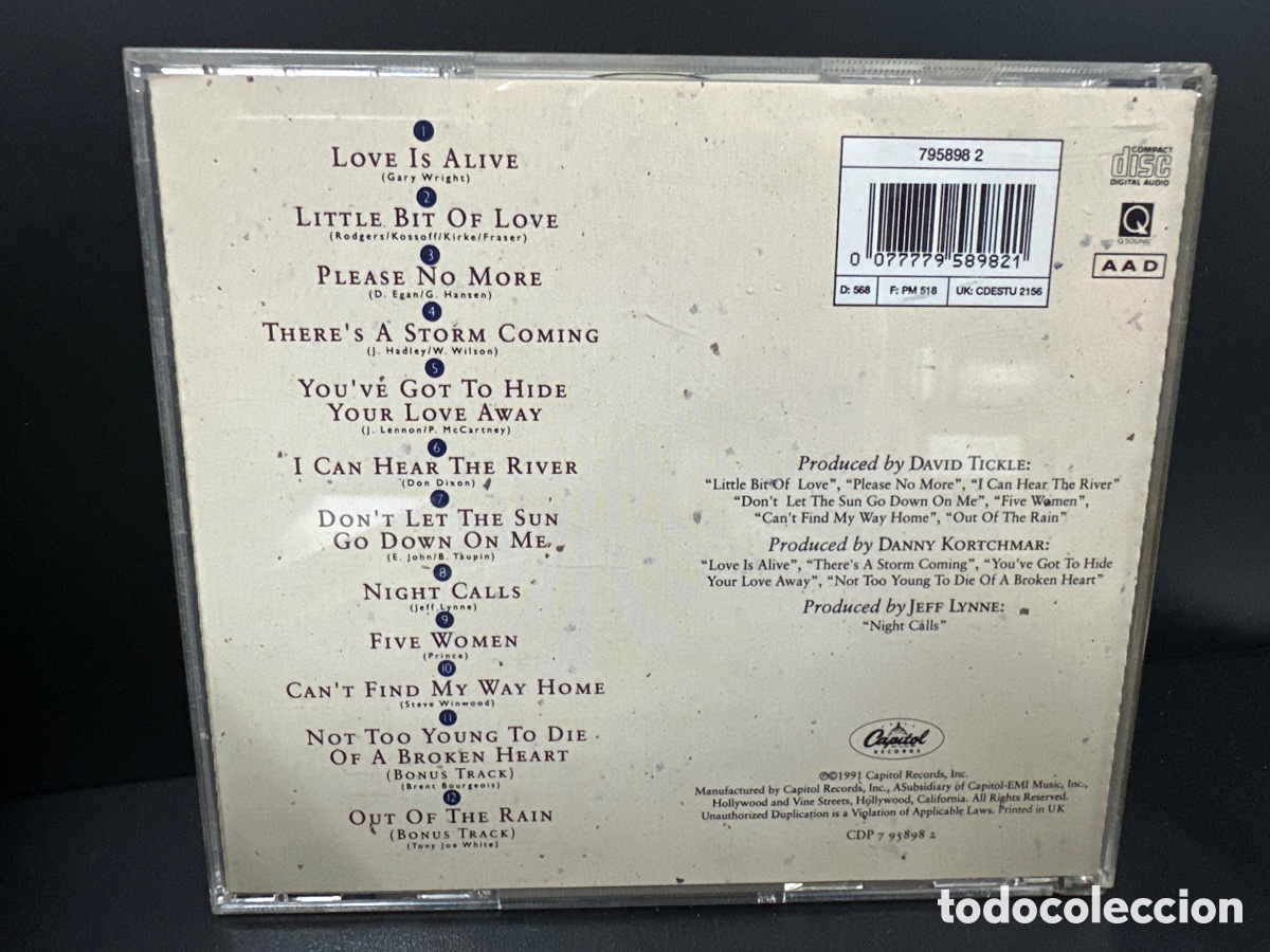 CDs de m&uacute;sica: Joe Cocker - Night Calls (CD) - Foto 2