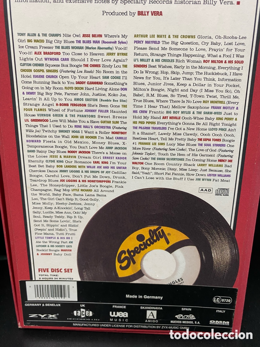 CDs de m&uacute;sica: Various - The Specialty Story (5xCD, Comp, Caja) - Foto 4