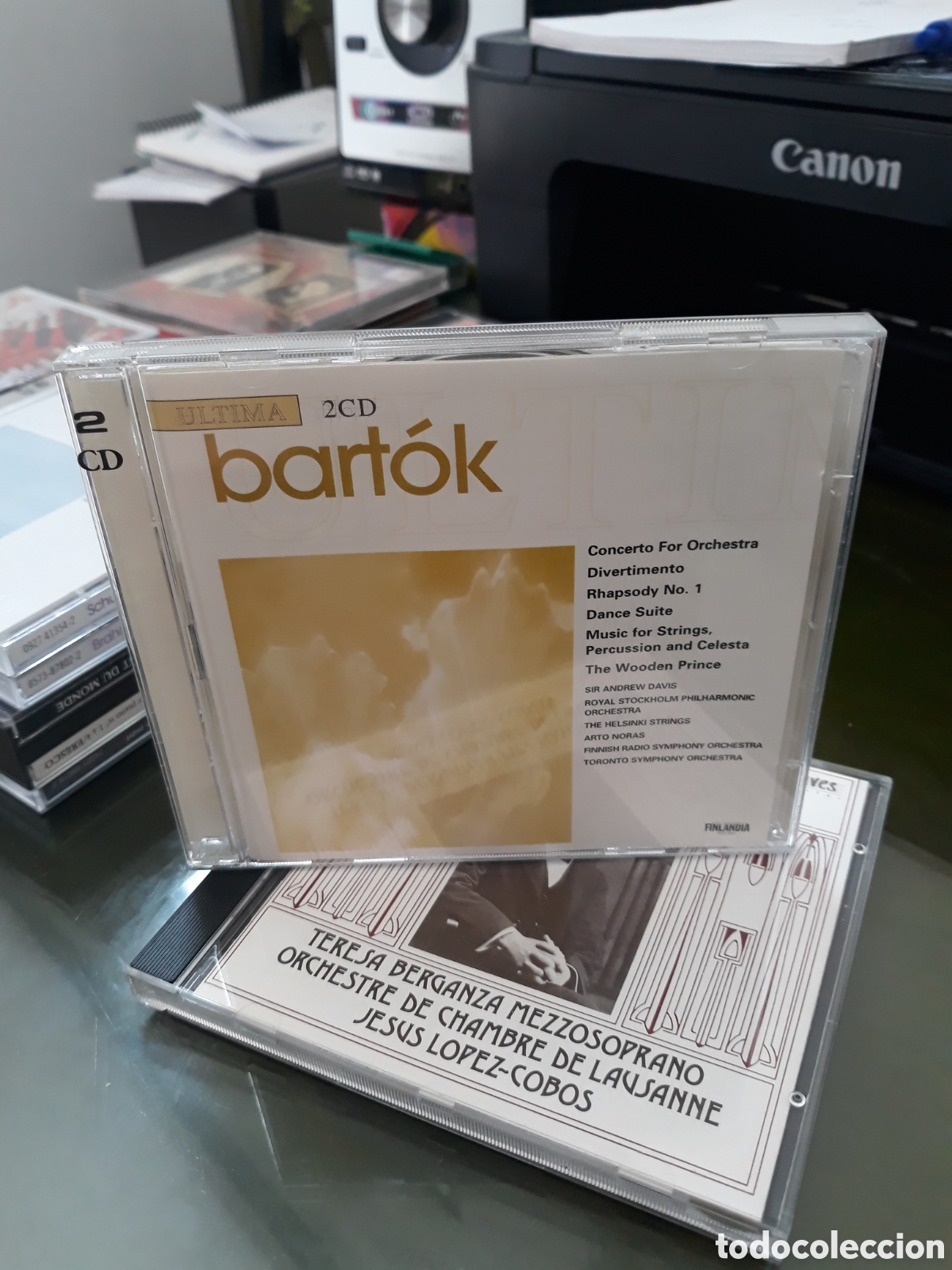 CDs de m&uacute;sica: BART&Oacute;K: CONCERTO FOR ORCHESTRA / DANCE SUITE - WARNER - 2 CD - Foto 1