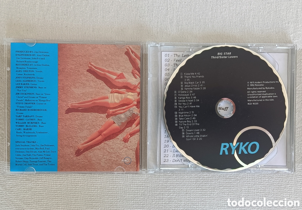 CDs de m&uacute;sica: Big Star - Third/Sister Lovers - Foto 2