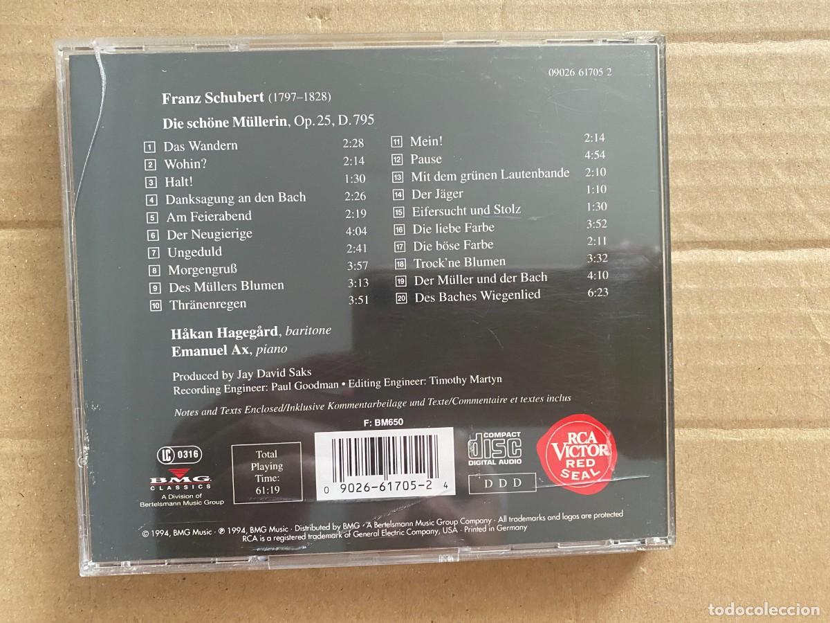 CDs de m&uacute;sica: CD SCHUBERT - DIE SCHONE -HAKAN HAGEGARD - Foto 2