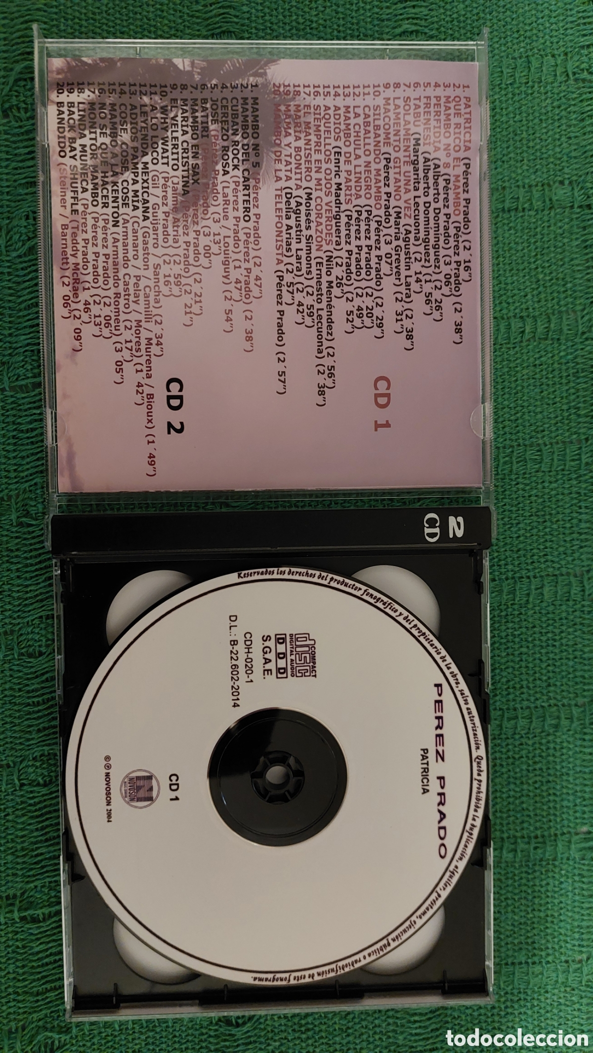 CDs de m&uacute;sica: Grandes &eacute;xitos de P&eacute;rez Prado - Foto 3