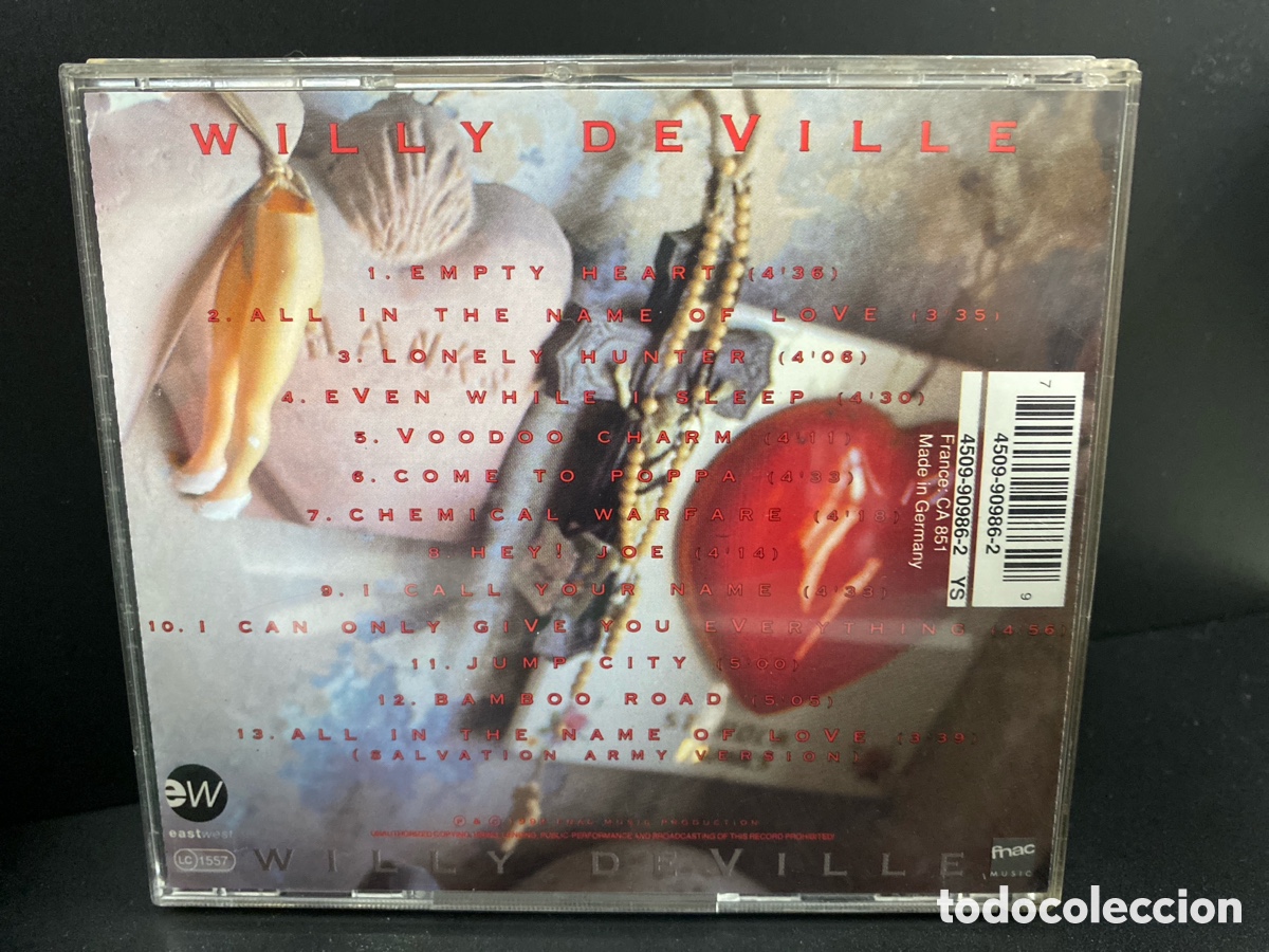CDs de m&uacute;sica: Willy DeVille - Backstreets Of Desire (CD) - Foto 2