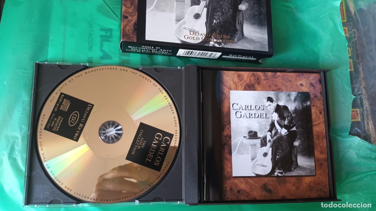 CDs de m&uacute;sica: CD CARLOS GARDEL 2 CD DELUXE EDITION GOLD - Foto 3