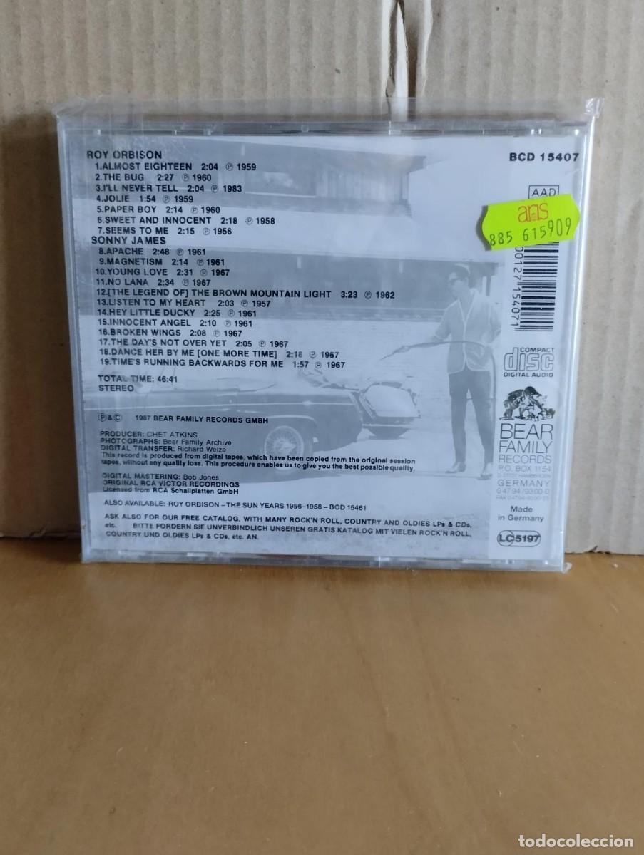 CDs de m&uacute;sica: ROY ORBISON- SONNY JAMES - Foto 2
