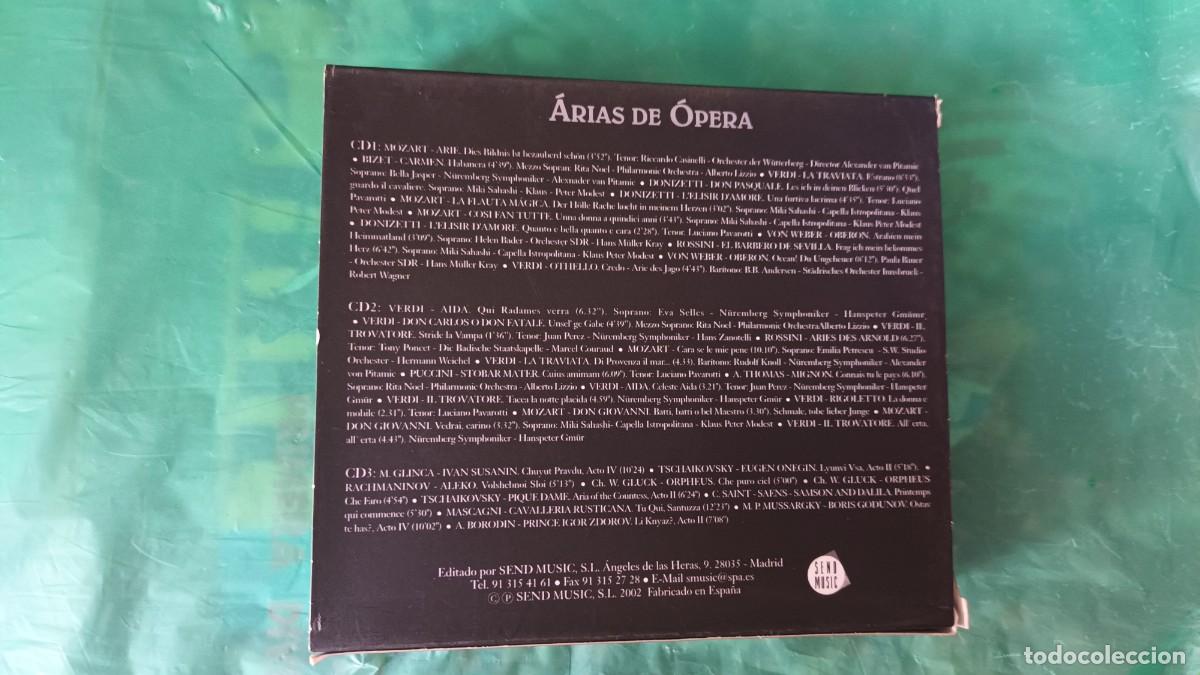 CDs de m&uacute;sica: TRIPLE 3 CD ARIAS DE OPERA 2002 SEND MUSIC - Foto 3