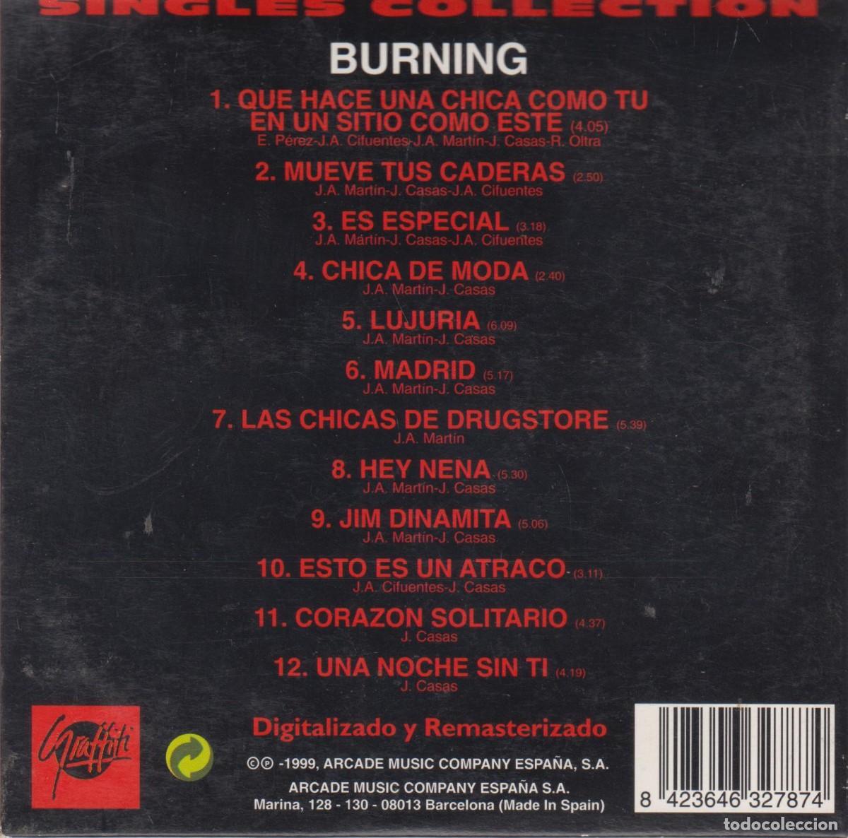 CDs de m&uacute;sica: Burning cd Singles collection 1999 - Foto 2