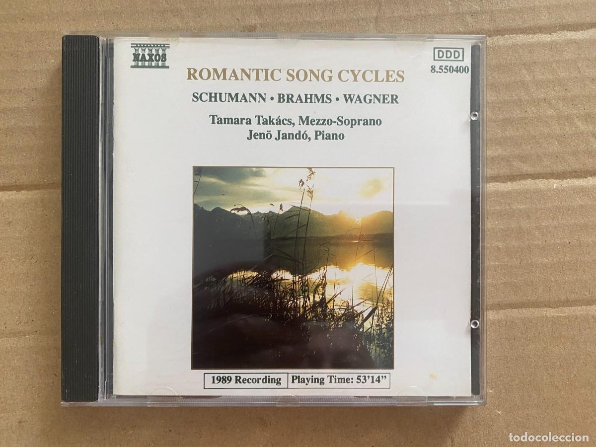 CDs de m&uacute;sica: CD SCHUMANN - BRAHMS - WAGNER - ROMANTIC SONG CYCLES - Foto 1