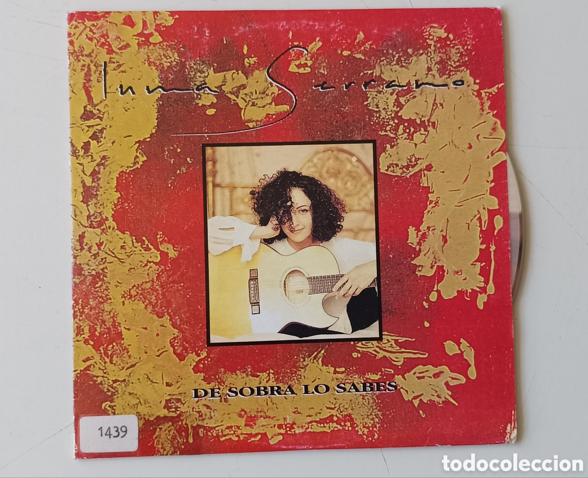 CDs de Musique: Inma Serrano - De sobra lo sabes (cd sg)