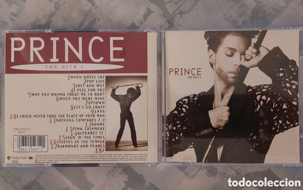 CDs de m&uacute;sica: Prince - Hits 1 y 2, 1993 - Foto 4