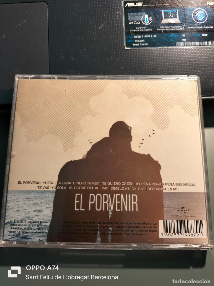 CDs de m&uacute;sica: RAR CD. MARLANGO. EL PORVENIR - Foto 2