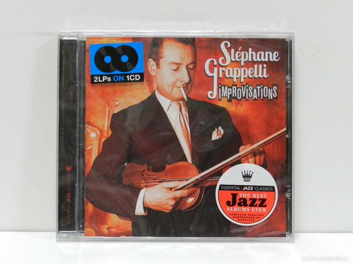 CDs de m&uacute;sica: DISCO CD. St&eacute;phane Grappelli &ndash; Improvisations. COMPACT DISC. PRECINTADO. - Foto 1